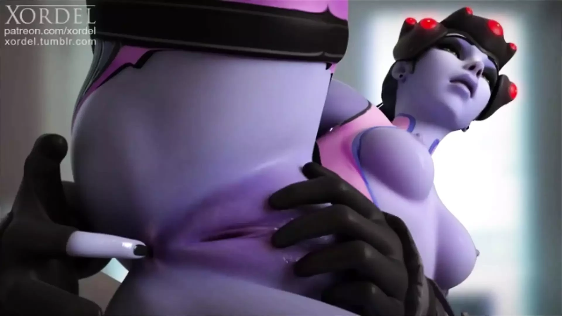 Widowmaker dedilhando seu cu