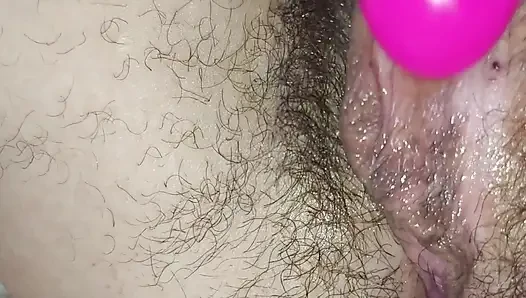 Wet Hairy Pussy Masturbating with Vibrator Close up Amateur Russian Model MILF Ginnagg