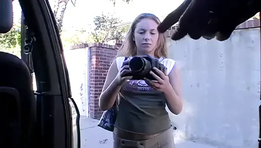 Vintage Cum Walk Van Sex Pickup! Christie Lee