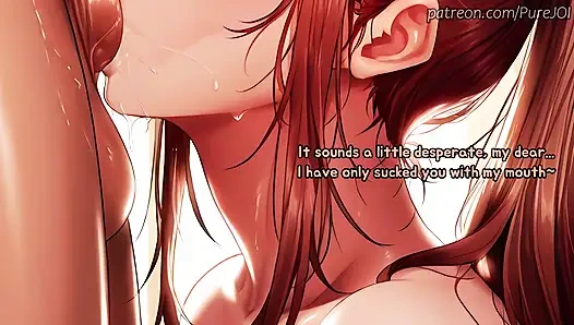 Horny MILFs come to your place to check on your cock (Sex JOI)