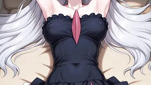 Peri hutan hentai seperti pkmn mengerang di lantai wajah cantik