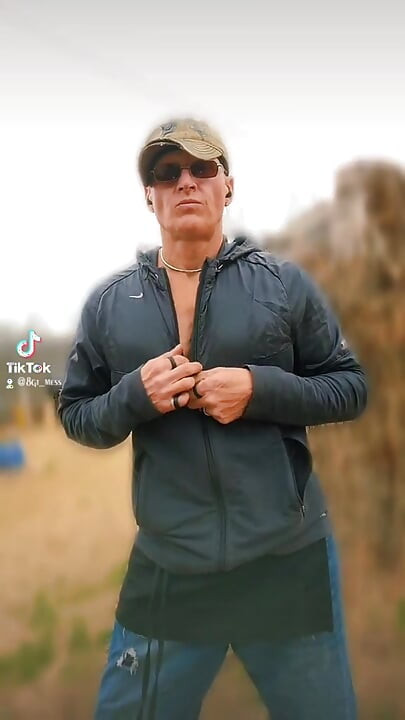 Just a guy undressing