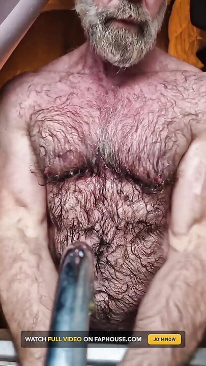 Hairy Muscle Bear Cools Down