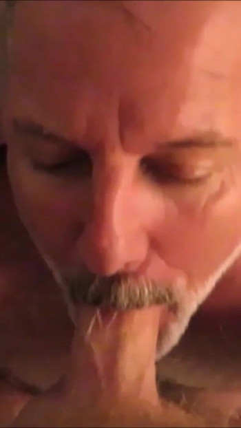 Epic moment from "Crotchonfire gags a silver daddy stud on the ginger root"