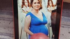 Jenna Fischer Pregnant Cum Tribute- 1