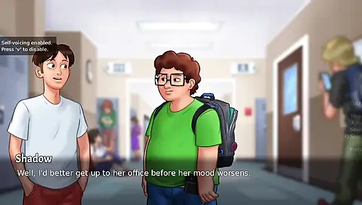 Summertime saga 1st day at college