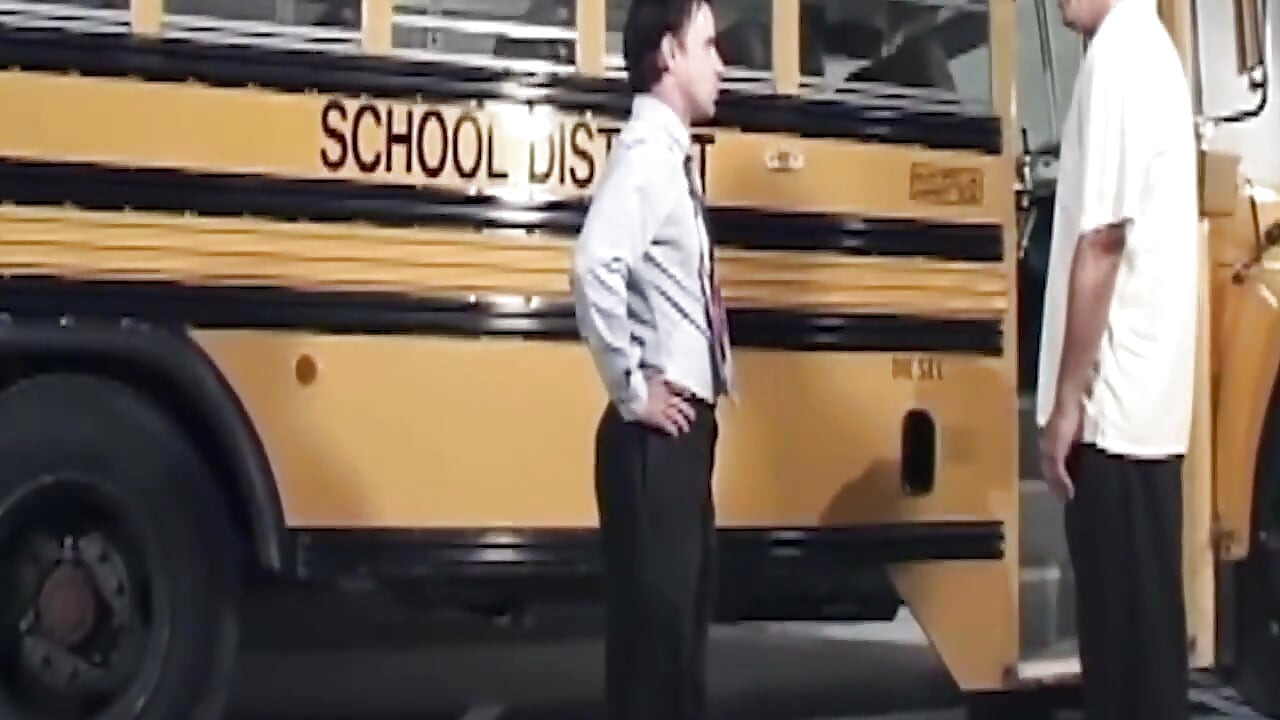 Mature Blonde MILF Drilled Hard by Two Studs on Bus