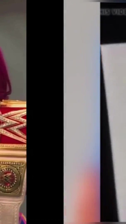 Iconic moment from "WWE Sasha Banks Cum Compilation"