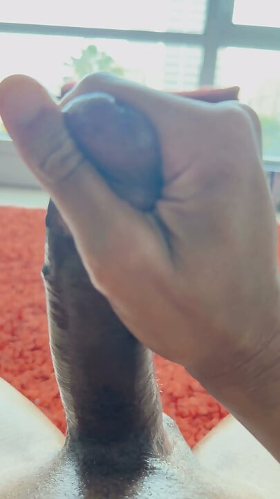 Jerking and Milking My Thick Throbbing BBC
