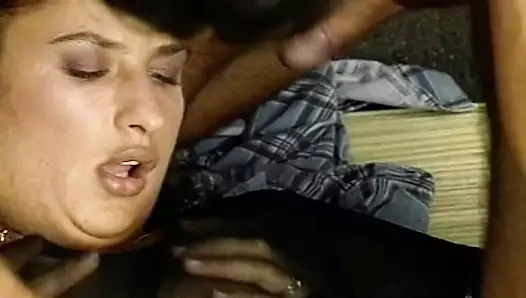 Redhead lady from Germany loves eating cum outdoors