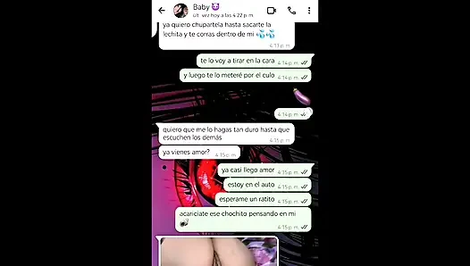 Hot Whatsapp Conversation with My Girlfriend's Ends in Happy Ending - Nati Sweet - Natasha Caseros
