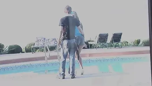 Cute busty girl rides a big cock shaking her big tits