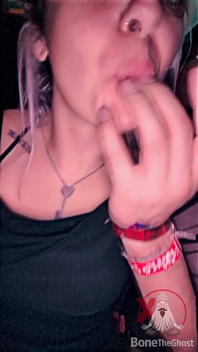 After Hours Rave! Two Party Girls Sharing My Cock