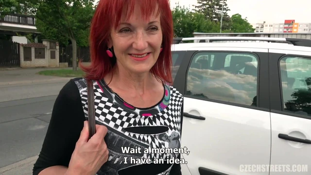 Czech Streets – Mrs Irena Loves Money & Cocks