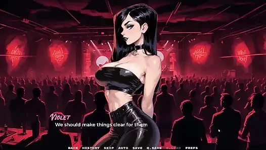 My New Girlfriend  Taboo Hentai Game  Ep.40 Goth Girl Blowbang in the Toilet!