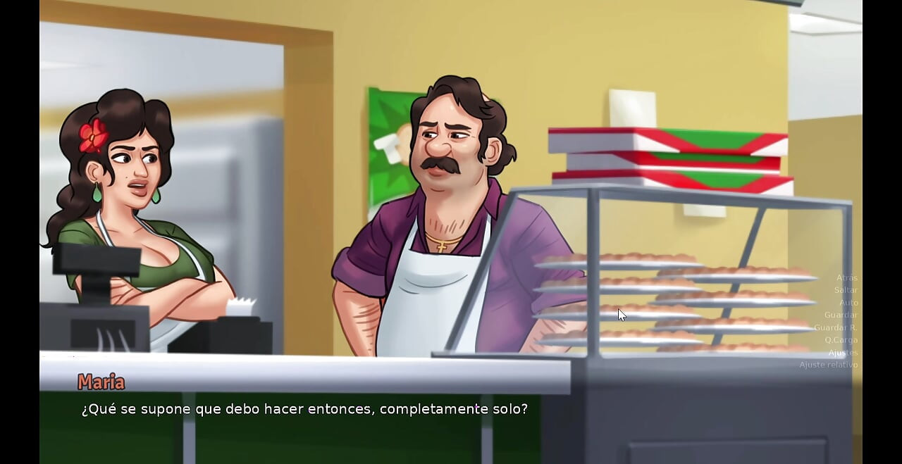 A mostohaanya bemegy a fürdőszobába, hogy maszturbáljon a mostohafiával