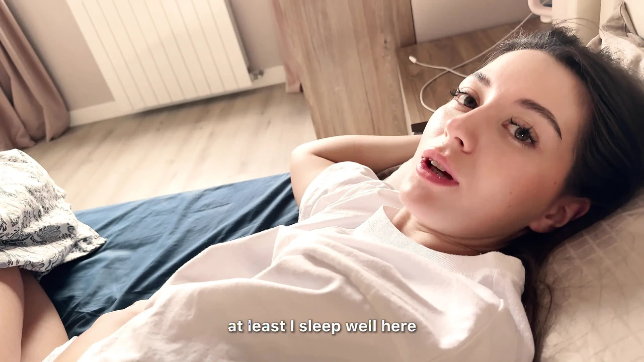 Stepbrother Woke Up With Hard Dick Pushing Up Big Ass Step Sister and He Couldn't Resist to Fuck Her