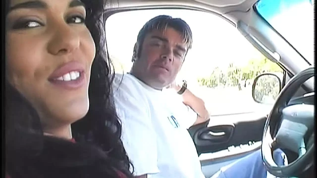Kinky slut fucks with 2 men