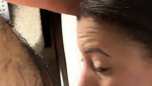 The best blowjob in the world very wet and with a lot of saliva ends up in my ass