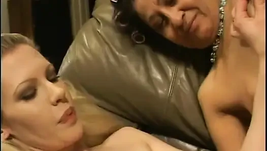 Mature woman strips younger woman naked and plays and licks her twat