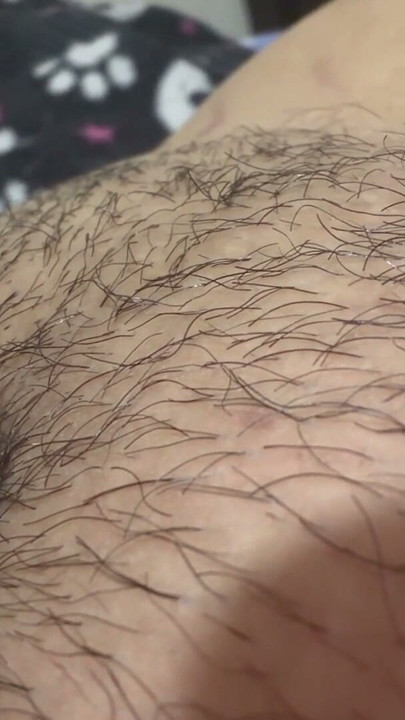 Hot mom with her delicious hairy pussy | Clip 1