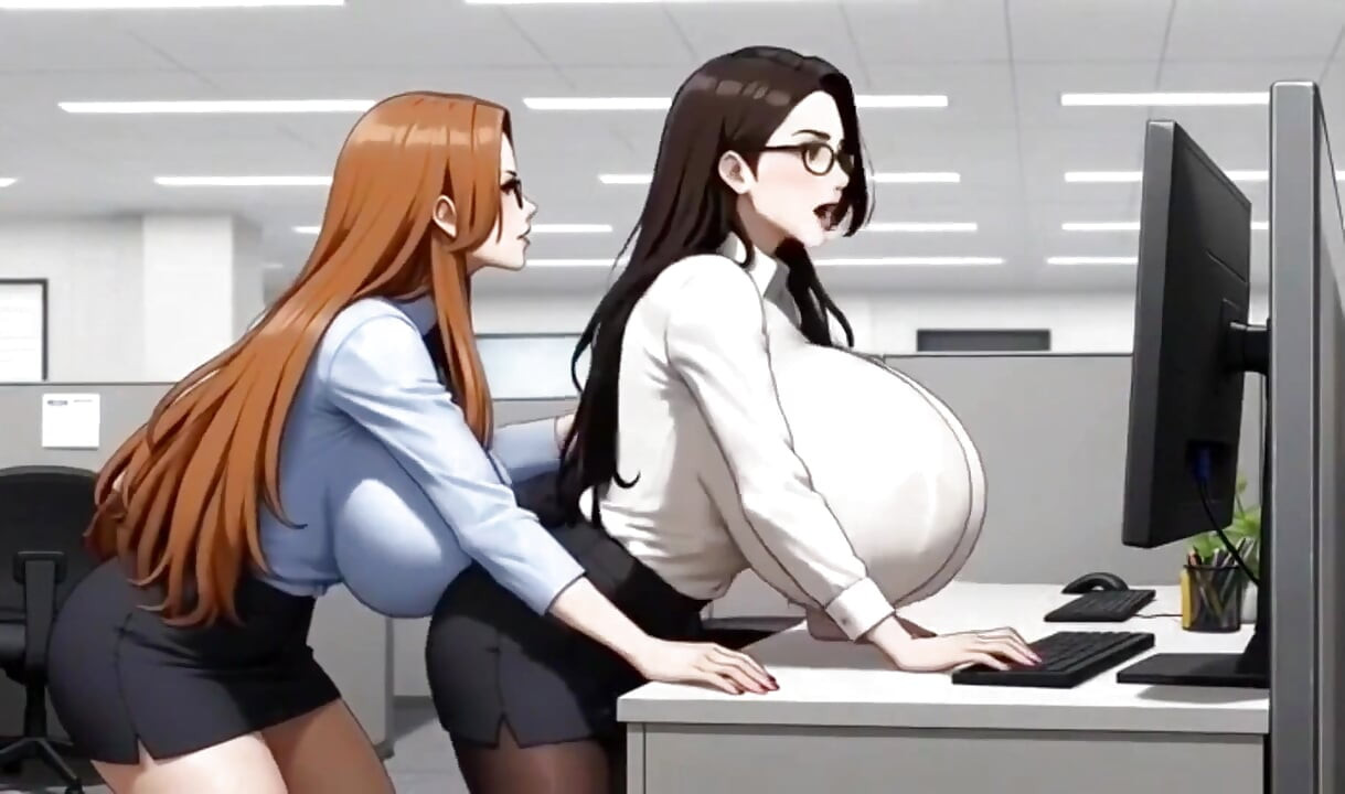 搞笑巨乳辦公室，AI動畫