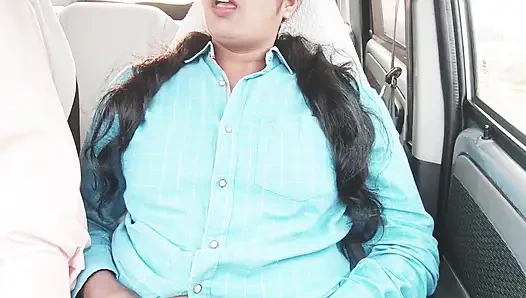 Step Dad and Step Daughter Car Sex Telugu Dirty Talks