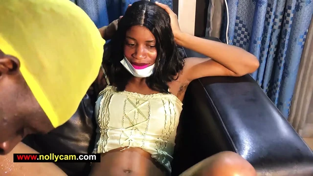 she is wet and was looking at my dick