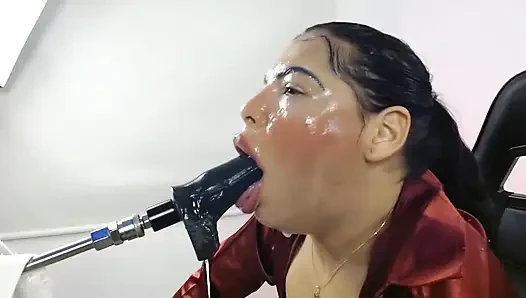 Sert gırtlağına kadar alma