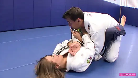 My judo teacher fucks me better than my boyfriend