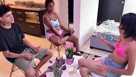 I have a threesome with two 18-year-old girls and we have the best sex of our lives.