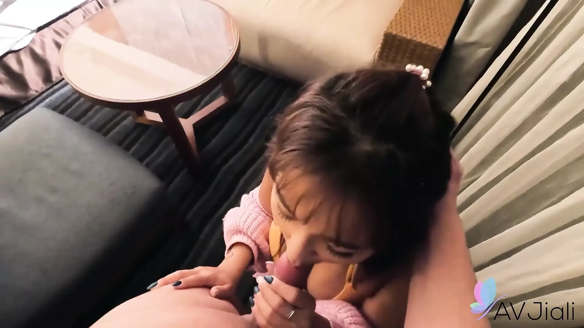 Pov date and hardcore fucking with busty cutie jinbaona