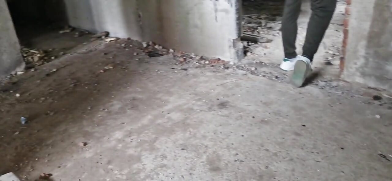 A Young Fucker in an Abandoned Factory Met His Daddy and Fucked His Holes Hard Until He Came