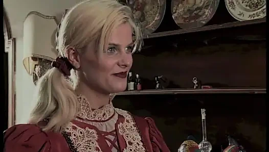 Schöne Blondine Liebt Schwanz in Ihrem Arsch