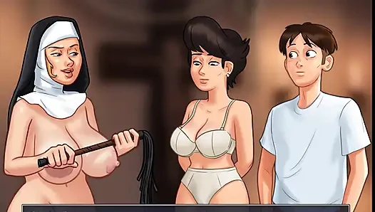 Gameplay kisah musim panas tante seksi dimurnikin sama biarawati