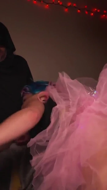 Memorable moment from "A Unicorn's Dark Fantasies - Foursome Halloween Kink with DVP & Three Thick Creampies  - Cliff Media"