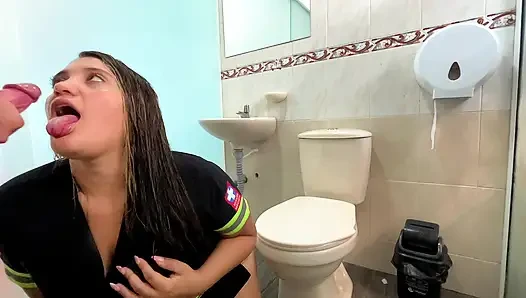 PARAMEDICS have sex in the hospital bathroom