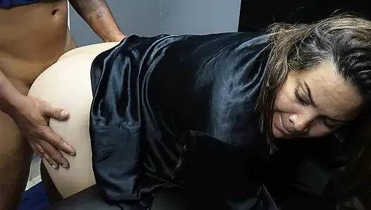 Hot milf enjoys the fucking her stepson gives her
