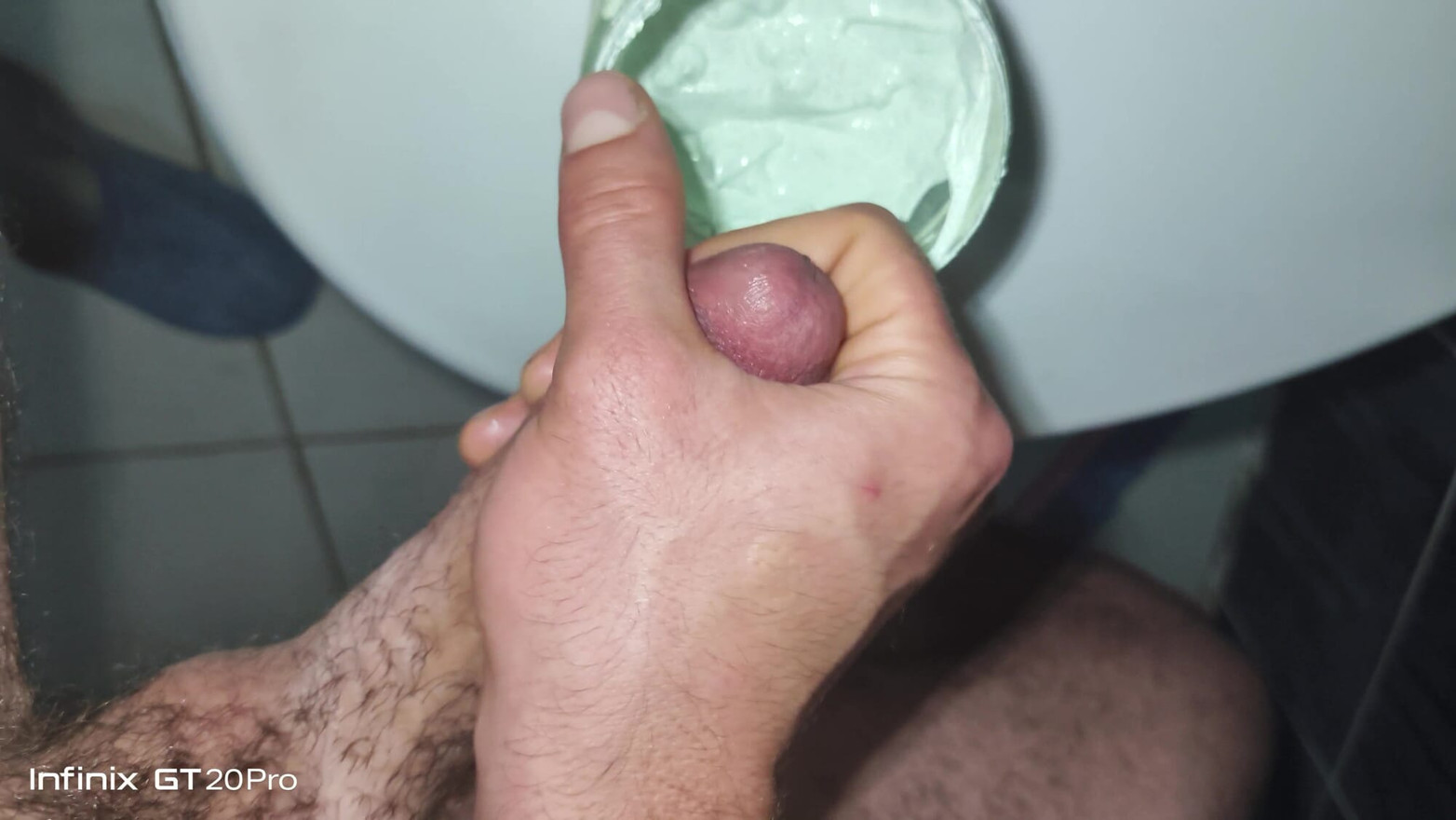Masturbation inside the mask box