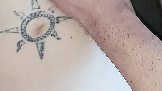my hairy pussy was really wet in the end