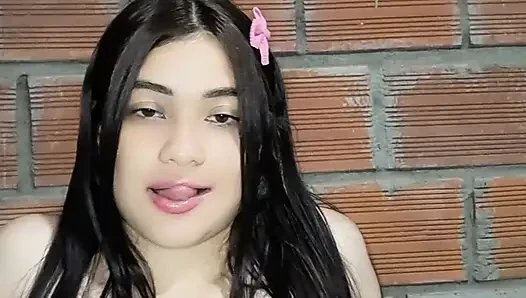 Face of an Indian girl while being fucked from behind
