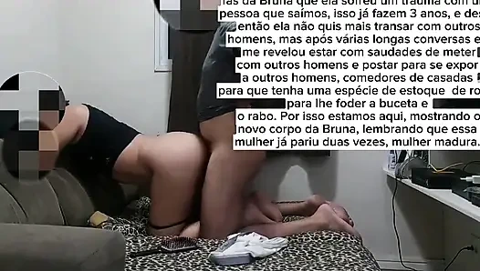 Bruna silva, heiße ehefrau, ist wieder da