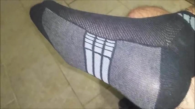 My paraplegic feet with socks 2