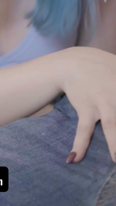 Family Strokes - Passionate Blue Haired Teen Slut Seduces And Fucks Her Step Brother While Studying | Clip 1