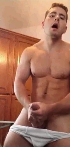 HOT MUSCLE STUD MOANS OUT A NICE LOAD