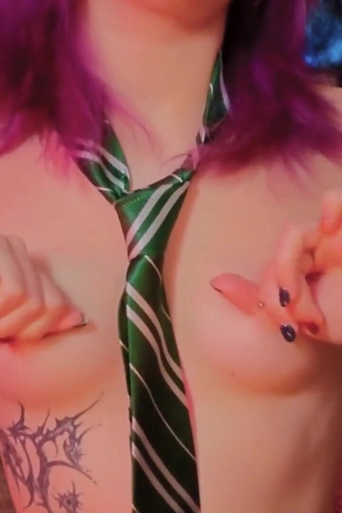 Halloween Tease Playing with My Nipples Waiting for Punishment