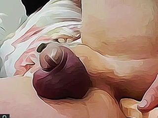 Masked sissy slut gapes its ass with dildo