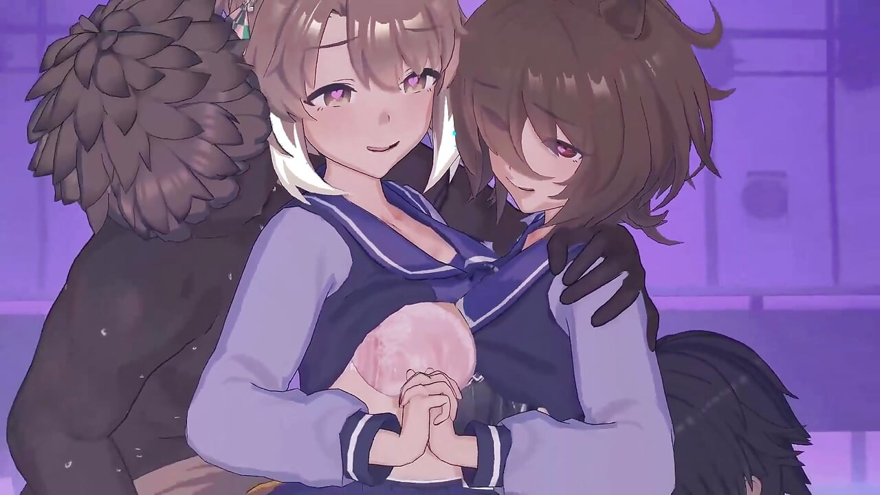 Uma Musume - Dantsu Flame i Agnes Tachyon Namiętna Scena Seksu - Animacje Hentai 3D