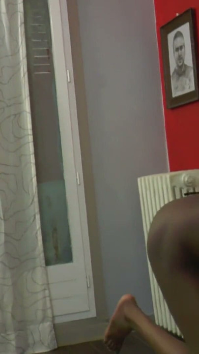 Black girl fucks with a big black cock | Clip 2