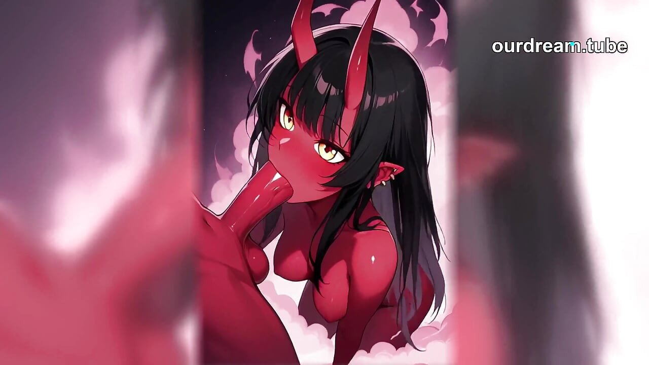 Red Skin Demon Girl Goes All The Way
